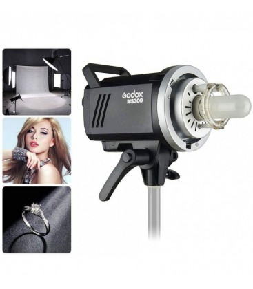 GODOX FLASH MS300 COM RECEPTOR X 