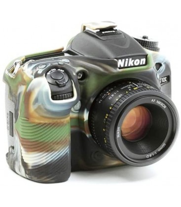 EASYCOVER FUNDA SILICONA NIKON D7100/7200 CAMUFLAJE