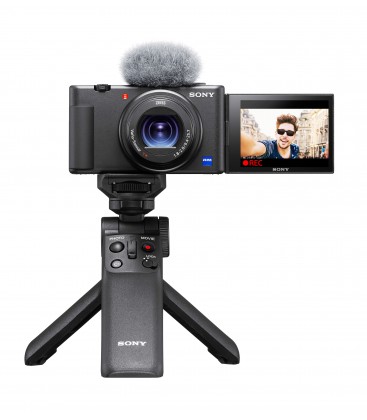 SONY VLOG ZV-1 PARA VLOGGING + SONY  GRIP/TRÍPODE CON MANDO A DISTANCIA INALÁMBRICO