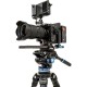 KIT VIDEO TREPPIEDE BENRO IN ALLUMINIO CON TESTA S PRO (TUBO SINGOLO)