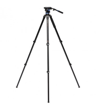 BENRO TRIPODE ALUMINUM VIDEO KIT WITH S PRO HEAD (SINGLE TUBE)