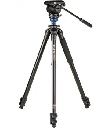 KIT VIDEO TREPPIEDE BENRO IN ALLUMINIO CON S4 PRO REF. A2573FS4PRO