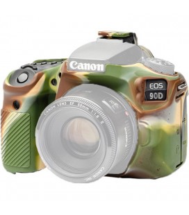 EASYCOVER FUNDA SILICONA P/ CANON 90D CAMUFLAJE