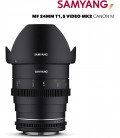 SAMYANG 24MM T1.5  VIDEO MK2 -CANON