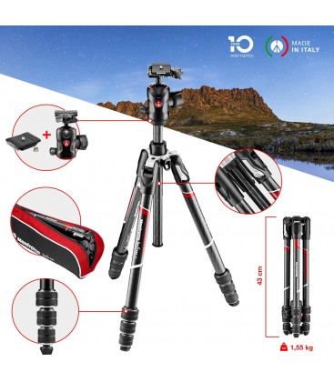 MANFROTTO TRIPODE BEFREE GT CARBON REF. MKBFRTC4GT-BH