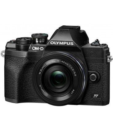 OLYMPUS OM-D E-M10 MARK IV + ENSEMBLE PANCAKE 14-42 MM F3.5-5.6 ET 40-150 MM F4-5.6 R - NOIR