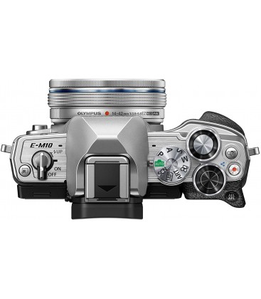 OLYMPUS OM-D E-M10 MARK IV + 14‑42MM F3.5‑5.6 E 40‑150MM F4‑5.6 KIT PANCAKE - ARGENTO