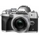 OLYMPUS OM-D E-M10 MARK IV + 14‑42MM F3.5‑5.6 E 40‑150MM F4‑5.6 KIT PANCAKE - ARGENTO