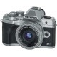 OLYMPUS OM-D E-M10 MARK IV + 14‑42MM F3.5‑5.6 E 40‑150MM F4‑5.6 KIT PANCAKE - ARGENTO