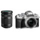 OLYMPUS OMD EM10 MARK IV KIT PANCAKE DOUBLE ZOOM PRATA