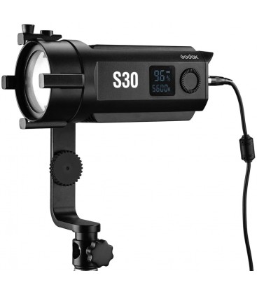 GODOX FOCUSING LED LIGHT S30 (3 LUCI PIÙ ACCESSORI)
