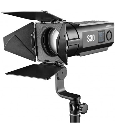 GODOX FOCUSING LED LIGHT S30 (3 LIGHTS PLUS ACCESSORIES)