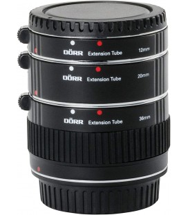DORR TUBO DE EXTENSÃO 12/20/36MM P/NIKON AF