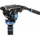  MONOPIE VIDEO ALUMINIO A48FDS6PRO,Benro Connect Video , base de 3 patas y cabezal S6 PRO