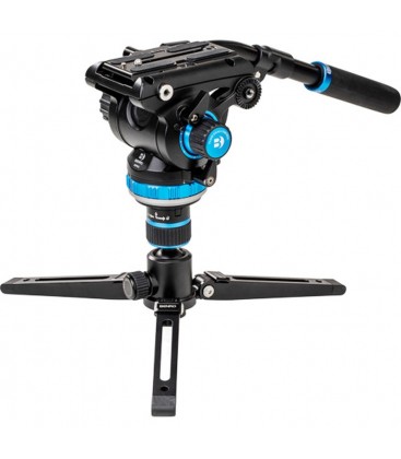  MONOPIE VIDEO ALUMINIO A48FDS6PRO,Benro Connect Video , base de 3 patas y cabezal S6 PRO