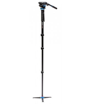  MONOPIE VIDEO ALUMINIO A48FDS6PRO,Benro Connect Video , base de 3 patas y cabezal S6 PRO