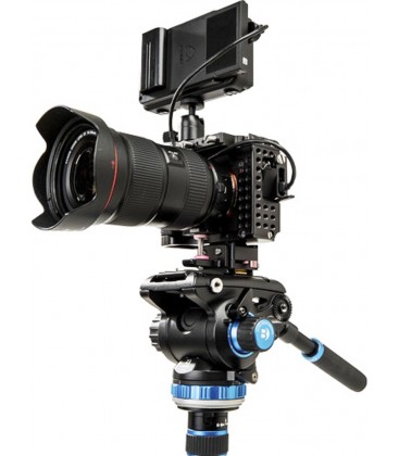  MONOPIE VIDEO ALUMINIO A48FDS6PRO,Benro Connect Video , base de 3 patas y cabezal S6 PRO