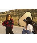 LASTOLITE TRI GRIP REFLECTOR 75CM PLATA / BLANCO 