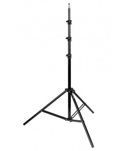 DORR PIE DE ESTUDIO 200CMS. (SOPORTE DE LUZ ) LS2000 NEGRO