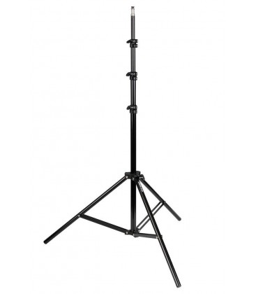 DORR PIE DE ESTUDIO 200CMS. (SOPORTE DE LUZ ) LS2000 NEGRO