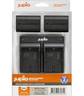 CHARGEUR DOUBLE JUPIO + 2 BATTERIES LP-E6NH REF. CCA1011