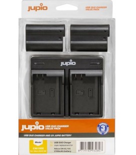 CHARGEUR DOUBLE JUPIO + 2 BATTERIES EL-15C REF. CNI1006