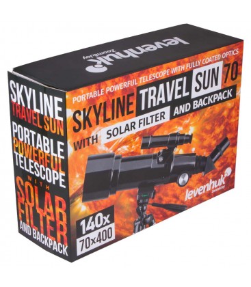LEVENHUK SKYLINE TRAVEL SUN 70 TELESCOPIO