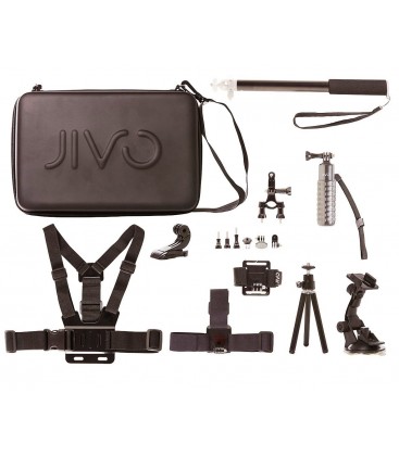 JIVO GO KIT MALETA PARA GOPRO Y ACTION CAMS (11 PIEZAS)