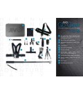 JIVO GO KIT MALETA PARA GOPRO Y ACTION CAMS (11 PIEZAS)