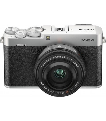 FUJIFILM X-E4 CORPO+XF 27MM 1: 2.8 R WR PH PRATA