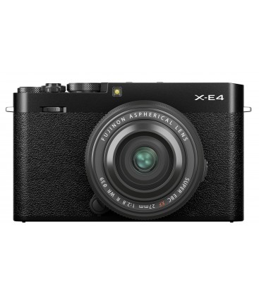 FUJIFILM X-E4 CUERPO+XF 27MM 1: 2.8 R WR PH NEGRA