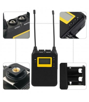 LENSGO MICROFONE SISTEMA WIRELESS 328C PRO 1TX+1 RX