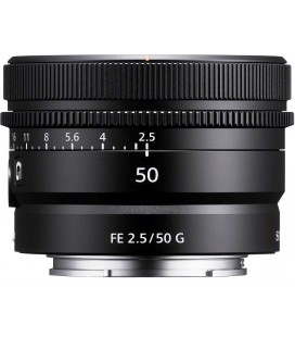 SONY OBJECTIF À FOCALE FIXE 50MM F2.5G (SEL50F25G.SYX)