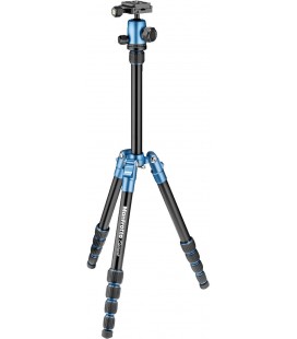 MANFROTTO TRIPODE ELEMENT TRAVELER KLEINBLAU MIT KUGELGELENK