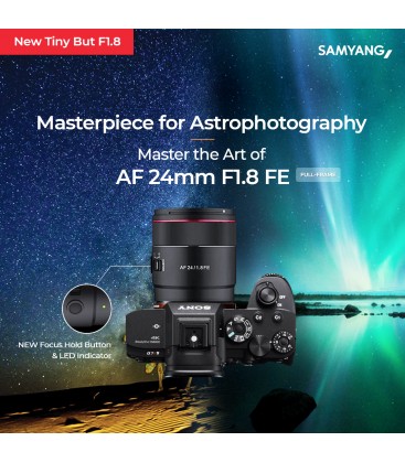 SAMYANG AF 24MM F1.8 FE  ESPECIAL ASTROFOTOGRAFÍA