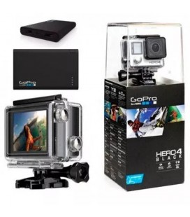 GOPRO HERO 4ADVENTURE NEGRA+ POWERBANK (INCLUYE BATERÍA PORTÁTIL GOPRO POWER PACK)