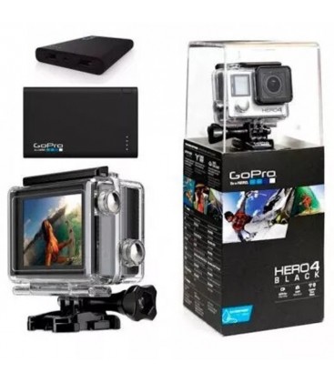 GOPRO HERO 4 ADVENTURE NEGRA+ POWERBANK (INCLUYE BATERÍA PORTÁTIL GOPRO POWER PACK)