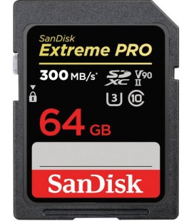 SANDISK EXTREME PRO SDHC 64GB 300MB/S V90