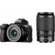 NIKON Z50 + 16-50MM + 50-250MM + TREPPIEDE + SCHEDA + BORSA