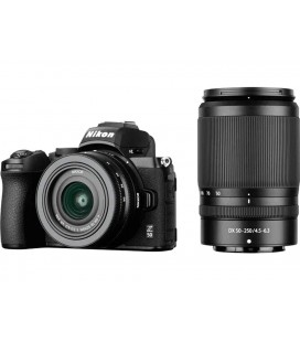 NIKON Z50 + 16-50MM + 50-250MM + TRIPÉ + CARTÃO + BOLSA
