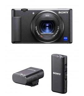 SONY VLOG ZV-E10 CORPO SONY ECM-W2BT - MICROFONE SEM FIO BLUETOOTH