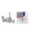 Kupo KCP-210 Grip Head C/W Baby Spigot