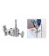 Kupo KCP-210 Grip Head C / W Baby Spigot
