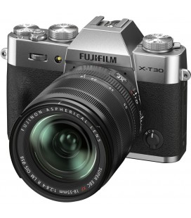 FUJIFILM X-T30 II OIS XF 18-55 mm f / 2.8-4 R LM PLATA