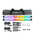 CROMALITE LED KIT 2X NANLITE PAVOTUBE II - 15X CON BATERIA