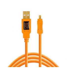 TETHERPRO USB 2.0 A TO MINI B 8 PIN 15' ORG CU8015