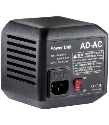 Adaptateur d'alimentation AD-AC pour flash GODOX AD600B AD600BM AD600 AD600M