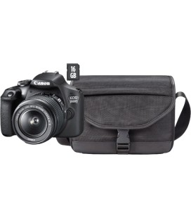 CANON EOS 2000D + 18-55 IS II + CANON SB-130  BORSA + SD16GB