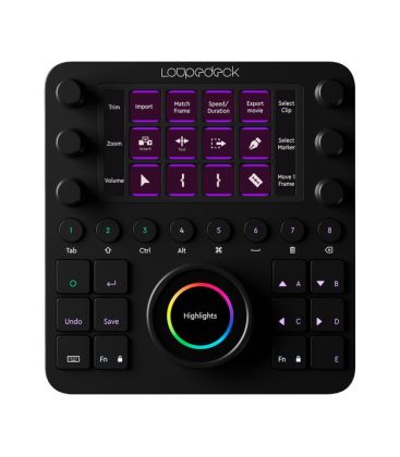 Loupedeck CT Creative Tool Custom Editing Console for Photo Video Music & Design REF.     LDD-1903