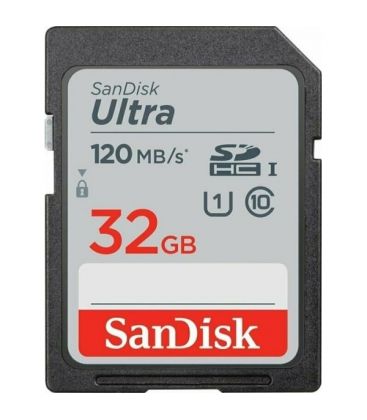 SANDISK TARJETA ULTRA SDHC 32GB 120MB/S